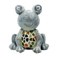 thumbnail image 1 of Matoen Solar Frog Garden Statues with Hand-Painted Pattern Resin Yard Decorations Outdoor Sculptures for Patio Porch Housewarming Birthday Gifts for Children Women, 1 of 5