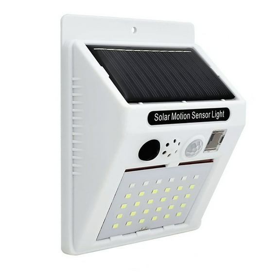 Matoen Solar Outdoor Light, LED Motion Sensor Outdoor Lights, Waterproof Powered Security Flood Lights, Wide Lighting Angle Wall Light for Backyard Yard