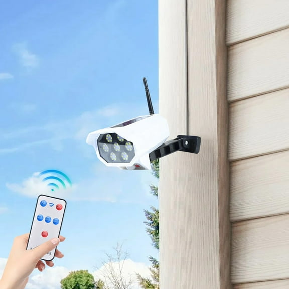 Matoen Solar Wall Lights Outdoor with 3 Modes & Remote Control, Waterproof Motion Sensor Security Lights, Solar Powered Flood Lights for Patio Garden Yard