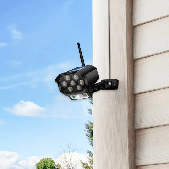 Matoen Solar Wall Lights Outdoor with 3 Modes, Waterproof Motion Sensor Security Lights, Solar Powered Flood Lights for Patio Garden Yard