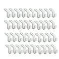 thumbnail image 1 of Matoen Space Saving Hanger Hooks 40 Pack, White Clothes Hanger Connector Hooks, Heavy Duty Hanger Hooks Space Saver, Premium College Dorm Room Essentials, Closet Organizers and Storage, 1 of 9