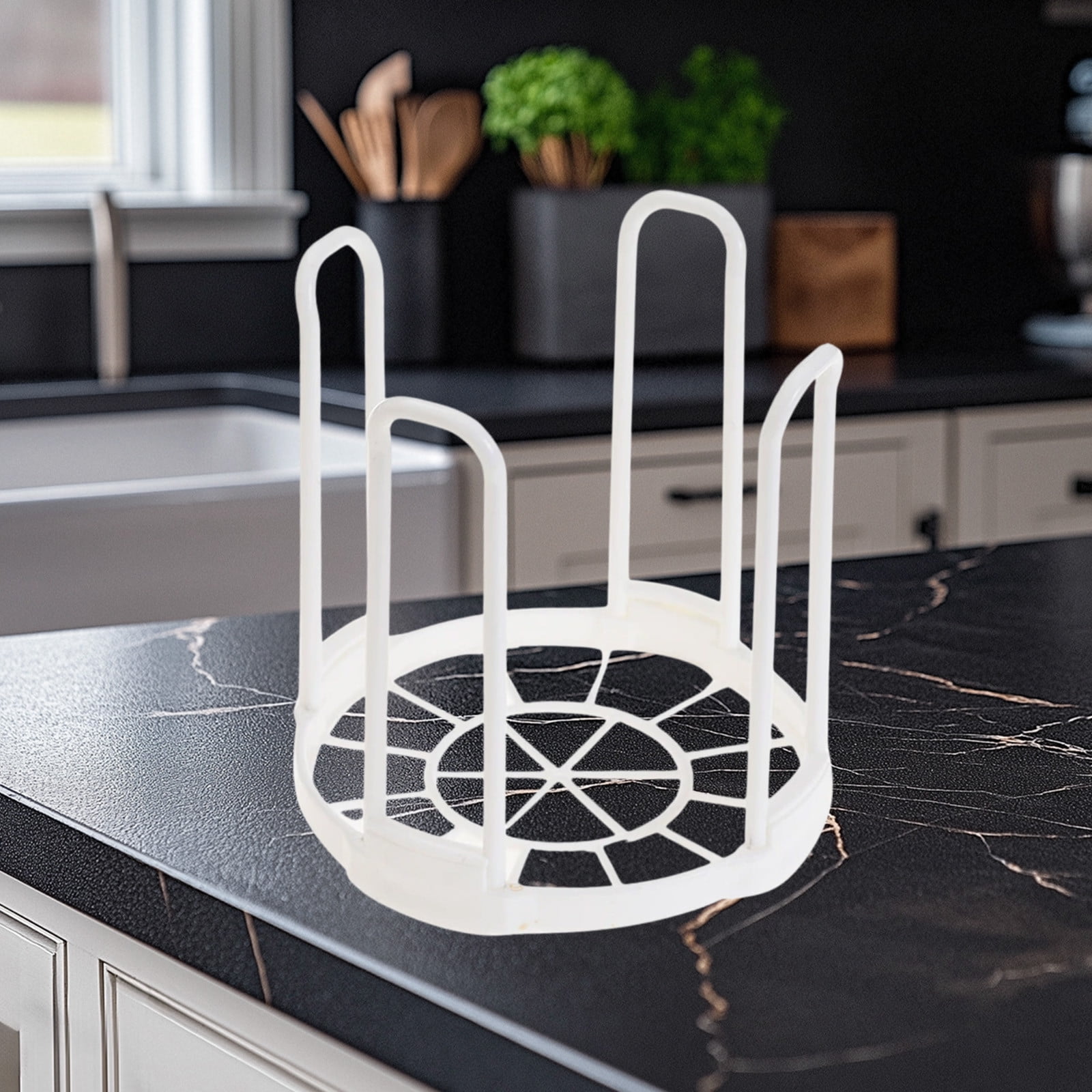 Telescoping Pie Rack Matoen Space-Saving Kitchen Vertical Telescopic Storage Rack ...