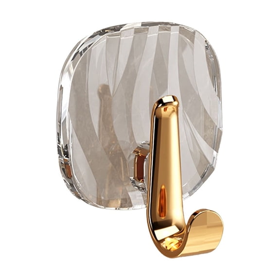 Matoen Strong Adhesive Plastic Hooks - No Drilling, No Marks, Multi-Purpose Hooks for Backpack, Clothes, Kitchen (1 Pack)