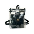 thumbnail image 1 of Matoen Summer Clear Backpack for Women - PU Transparent Backpack Large Clear Book Bag for College & Work, 1 of 6