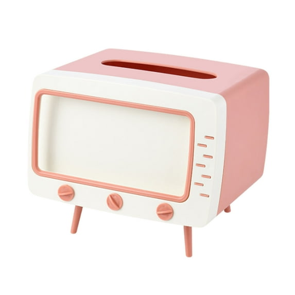 Matoen Tissue Box Cover with Phone Tissue Box for Kitchen Bedroom Office Parlor Bathroom Tissues Box