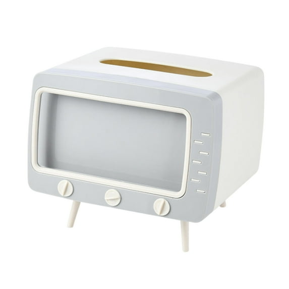 Matoen Tissue Box Cover with Phone Tissue Box for Kitchen Bedroom Office Parlor Bathroom Tissues Box