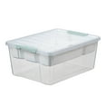thumbnail image 1 of Matoen Toy Storage Bins with Lids Clear Plastic Bins Stackable Storage Containers for Organizing, 1 of 4