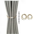 thumbnail image 1 of Matoen Two 16 Inch Magnetic Curtain Straps for Convenient Curtain Weaving and Fixing Ropes, 1 of 3