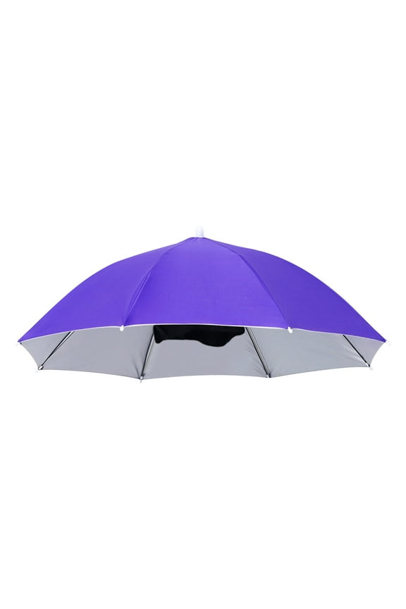 Umbrella Hat - Handsfree, Comfortable Design for Camping, Fishing, Gardening for Outdoor Sun Protection, Fits Men & Women