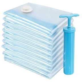 Matoen Vacuum Storage Space Saver Bags Extra Large for Blanket, Bedding, Comforters and Huge Stuffed Toy, Included Pump (8 Pack)