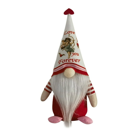 Matoen Valentine's Day Gnomes Decorations, Valentines Day Gnome Plush, Valentines Home Table Decor, Valentine's Day Supplies