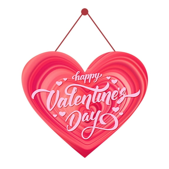 Matoen Valentines Day Home Decorations Indoor Paper Heart Hanging Decorations Wall Valentines Decorations
