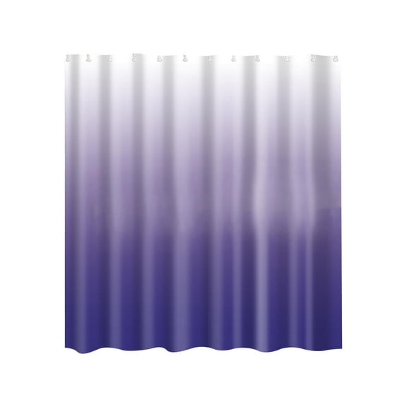 Matoen Waterproof Fabric Shower Curtain Liner - Soft Cloth Shower Liner, Light-Weight & Machine Washable, Purple, 70.8x70.8 Inch