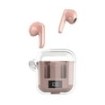thumbnail image 1 of Matoen Wireless Bluetooth 5.3 Light-Weight in Ear Headphones Built-in Microphone Immersive Sound Headset with Charging Case Pink, 1 of 9