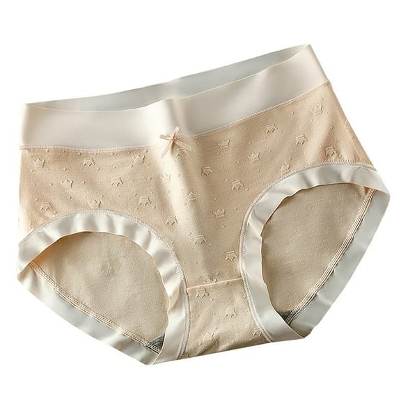 Matoen Women's Cotton Underwear Low Waist Stretch Briefs Soft Underpants Ladies Full Coverage Panties