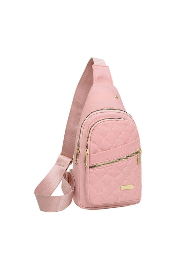 Women's Lightweight Waterproof Travel Sling Bag - Fashionable Crossbody Chest Pack with Large Capacity, Durable Fabric for Convenient Hands-Free Carry