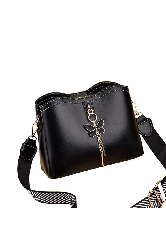 Women's Soft Washed Leather Shoulder Bag - Multi-Zip Spacious Large Capacity Crossbody Purse for Work, Travel & Shopping