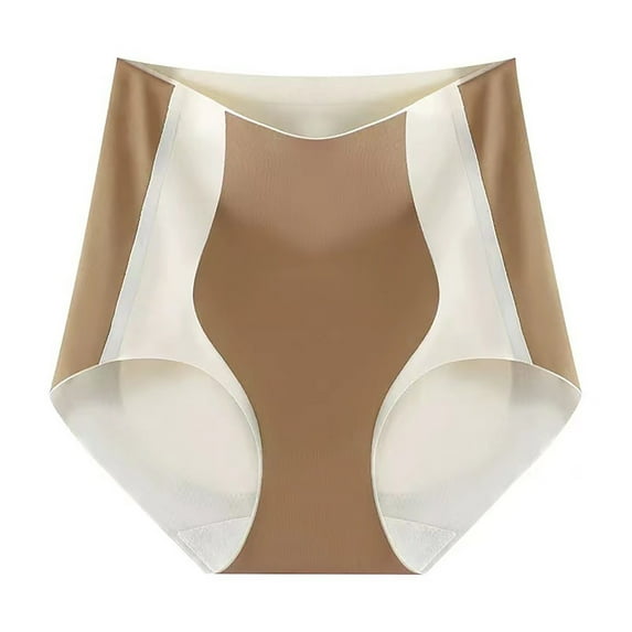 Matoen Womens Underwear High Waisted Seamless Panties for Women Breathable No Show Panties for Ladies