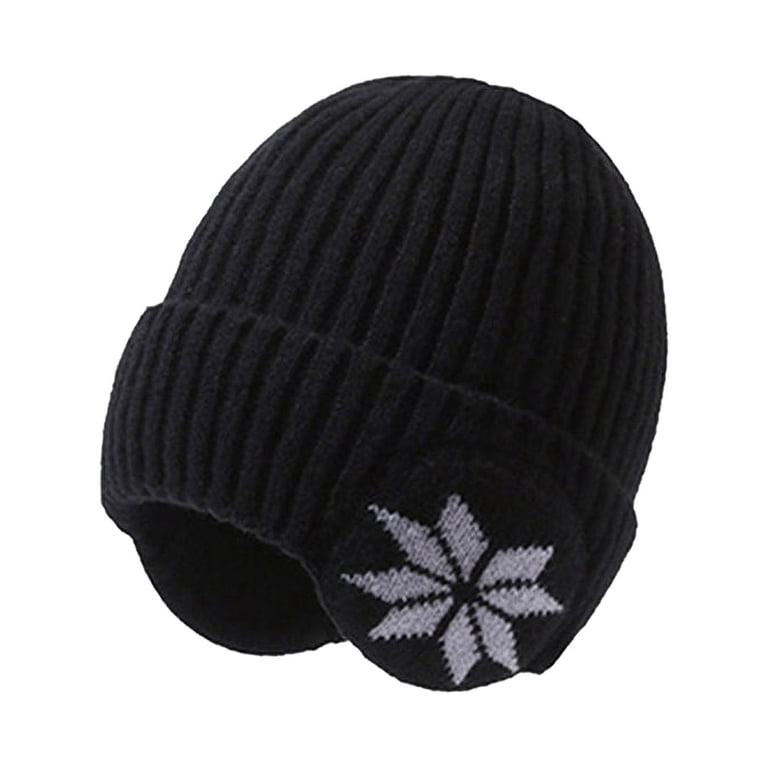 Matoen Womens Winter Warm Satin Lined Knit Beanie Hat 