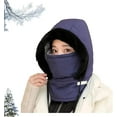 thumbnail image 1 of Matorioo Plush-Lined Ski Winter Hat - Windproof 3-in-1 Thermal Face Mask Beanie for Men & Women, Cold Weather Adjustable Thickened Skiing Snowboard Cycling Outdoor Hat, 1 of 8