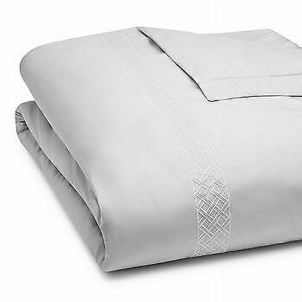 Matouk Rovella 500 TC Egyptian Cotton Percale Full/Queen Duvet Cover