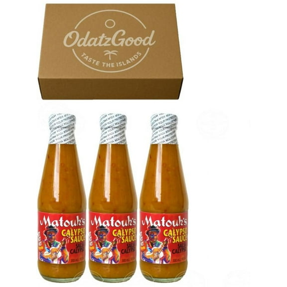 Matouk's Calypso 10oz (300ml) 3-Pack Product of Trinidad & Tobago Curated & Packaged by ODatzGood