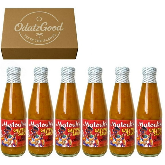 Matouk's Calypso 10oz (300ml) 6-Pack Product of Trinidad & Tobago Curated & Packaged by ODatzGood