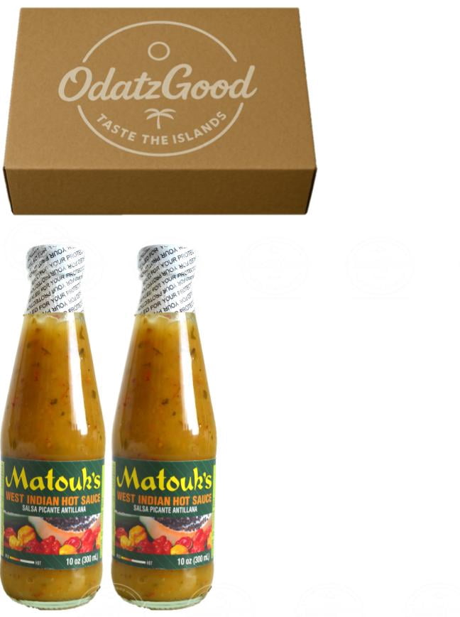 Matouk's West Indian Hot Sauce 10oz (300ml) 2-Pack – Product of Trinidad & Tobago – Curated & Packaged by ODatzGood
