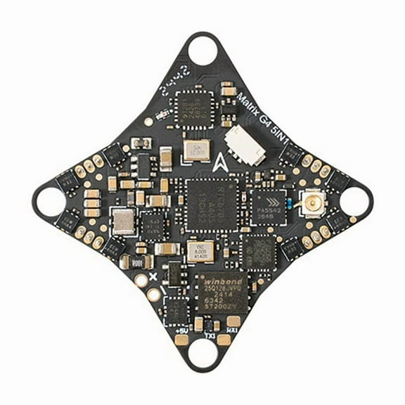 Matrix 1S Brushless Flight Controller Aio 5 in 1 FC Flight Controller Built-in Serial ELRS RX/VTX for FPV Drone Parts