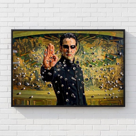 Matrix Art Print Movie Pop Culture, Unframed Poster
