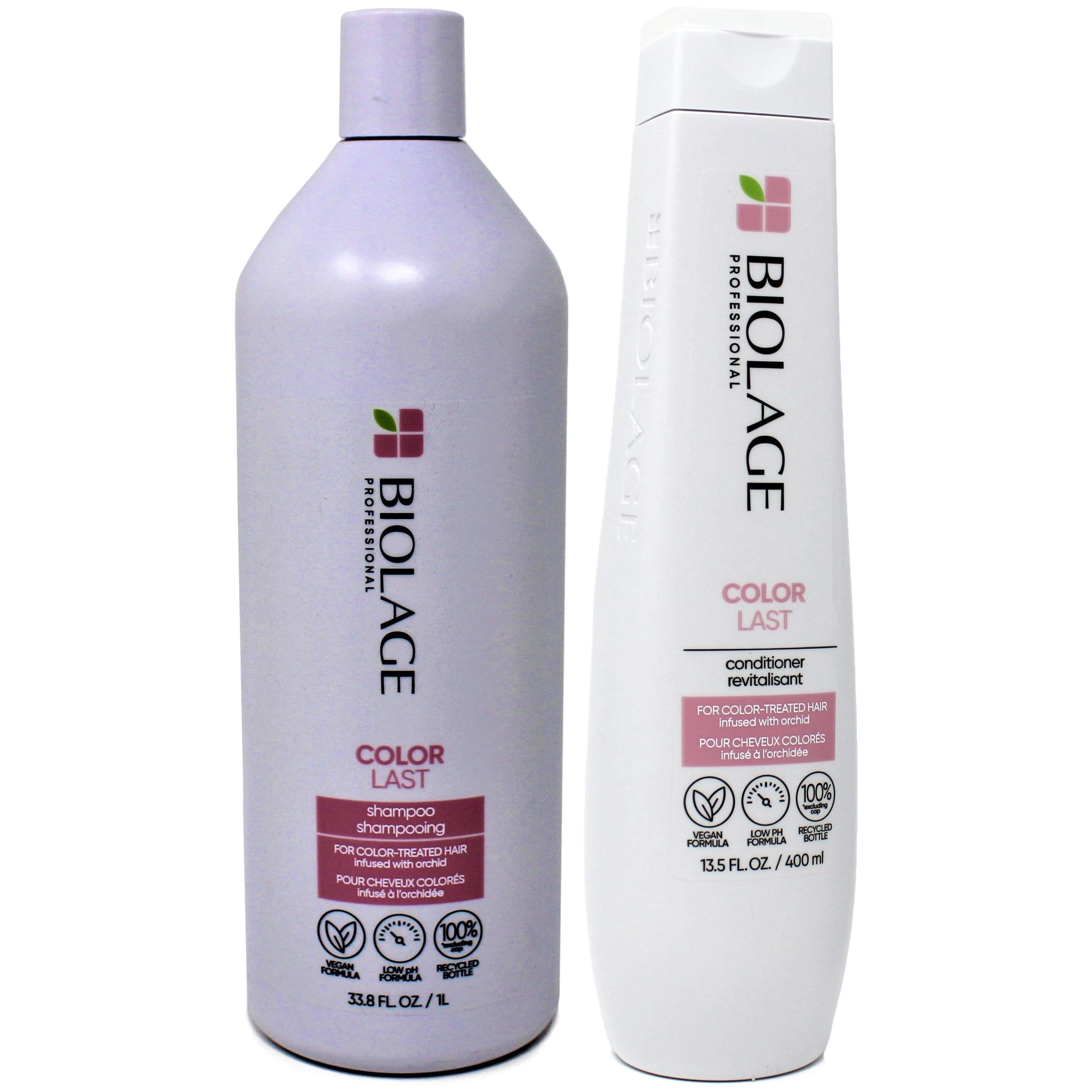 Matrix Biolage Color Last Shampoo, 33.8 oz & Matrix Biolage Color Last Conditioner 13.5 fl oz. for Color-Treated Hair