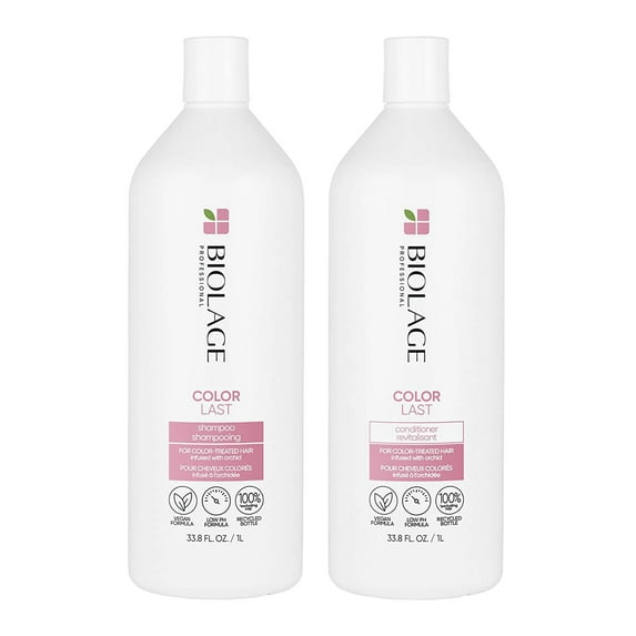 Matrix Biolage Colorlast Shampoo 33.8 oz & Matrix Biolage Colorlast Conditioner 33.8 oz (Pack of 2)