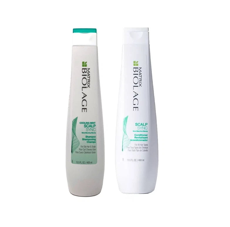 Matrix Biolage Cooling Mint Scalp Sync Shampoo & Conditioner Set 13.5 fl oz
