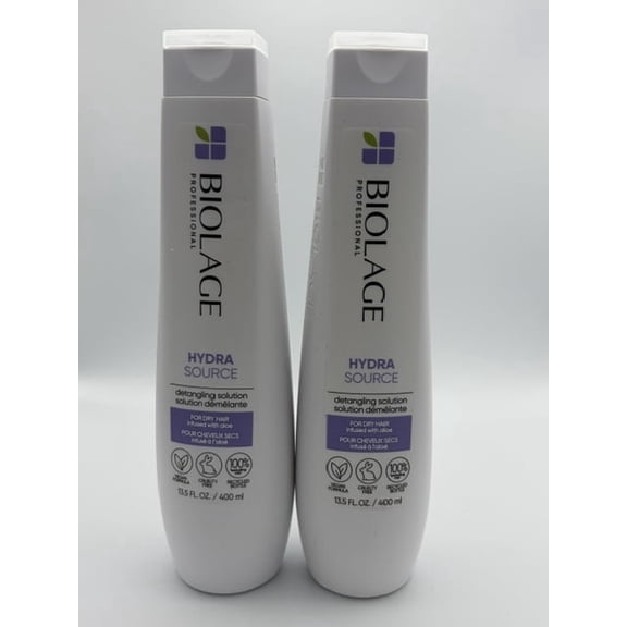 Matrix Biolage Hydra Source Detangling Solution for Dry Hair - 13.5 FL. OZ. - 2 Pack