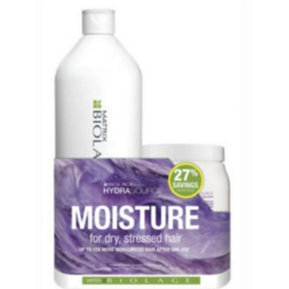Matrix Biolage Hydra Source Shampoo 33.8 oz & Conditioner 16.9 oz Duo