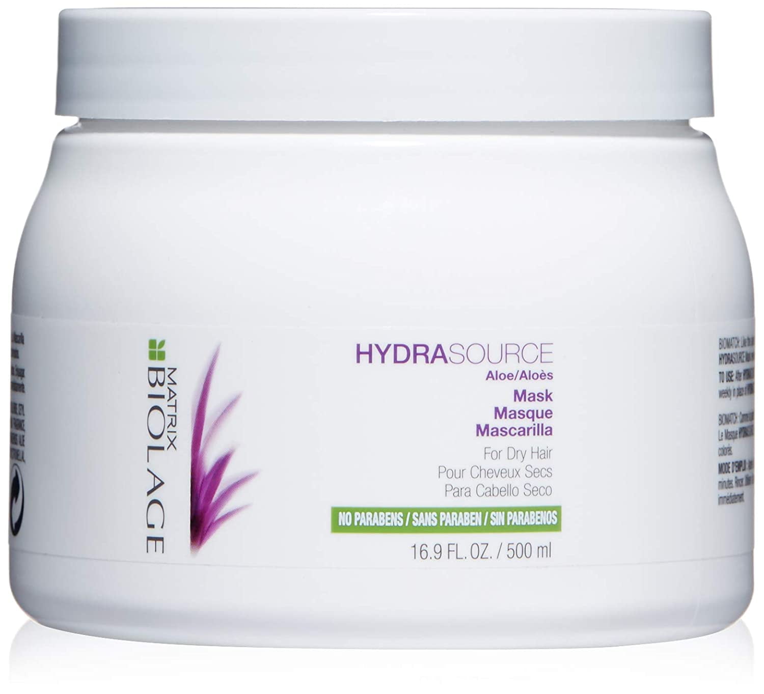 Matrix Biolage Hydrasource Aloe Hair Mask For Dry Hair 16.9 Oz