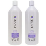 Matrix Biolage Hydrasource Shampoo 33.8 oz & Biolage Hydrasource Detangling Solution 33.8 oz Combo Pack