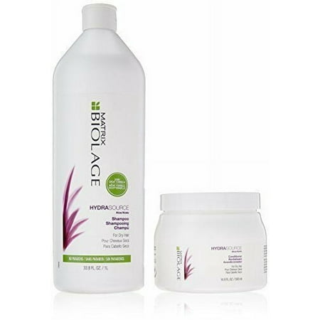 Matrix Biolage Hydrasource Shampoo 33.8oz and Conditioning Balm 16.9oz Duo