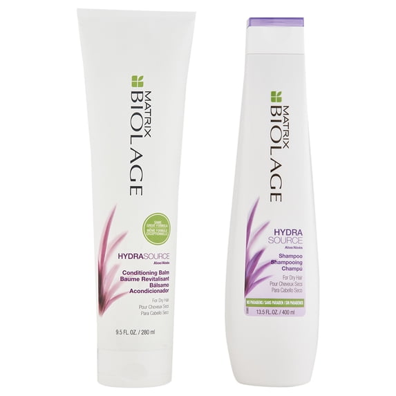 Matrix Biolage Hydrasource Shampoo 400 ml & Conditioning Balm 280 ml