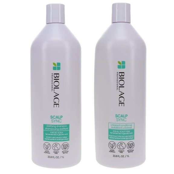 Matrix Biolage Scalp Sync Clarifying Shampoo 33.8 oz & Biolage ScalpSync Universal Conditioner 33.8 oz Combo Pack