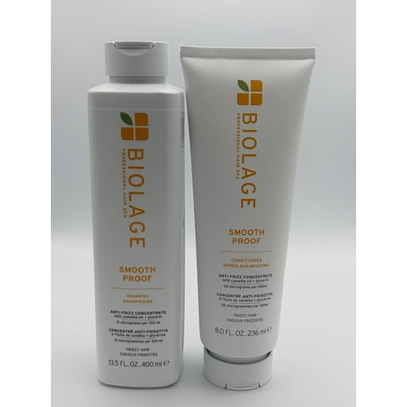 Matrix Biolage Smooth Proof Shampoo 13.5 FL. OZ & Conditioner 8.5 FL. OZ Set