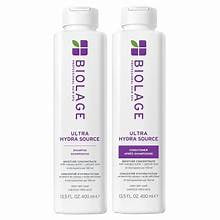 Matrix Biolage Ultra Hydrasource Shampoo &  Detangling Solution, 13.5 oz DUO
