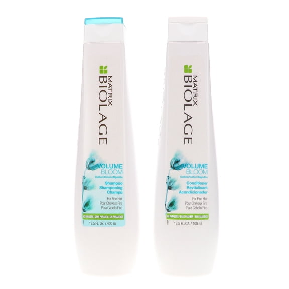 Matrix Biolage VolumeBloom Shampoo 13.5 oz & Biolage VolumeBloom Conditioner 13.5 oz Combo Pack