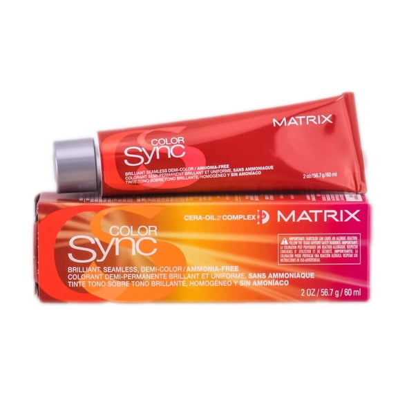 Matrix Color Sync Demi-Permanente Haircolor - 5N Medium Brown Neutral - Pack of 1 with Sleek Comb