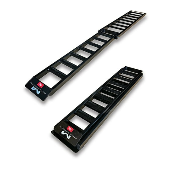 Matrix Concepts A8-101 A8 Aluminum Folding Ramp - Black
