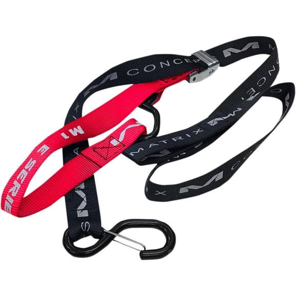Matrix Concepts LLC E1-102 E-Series Tiedowns - 1in. - Black/Red