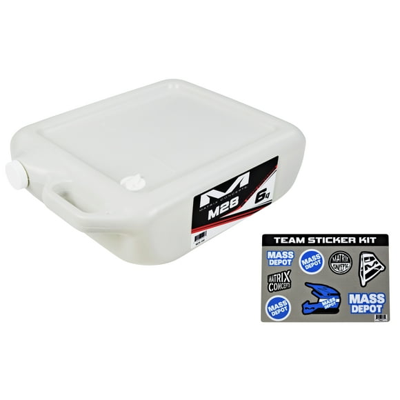 Matrix Concepts M28 6 Quart Oil Drain Container 6 Qt. with Small Sticker Kit