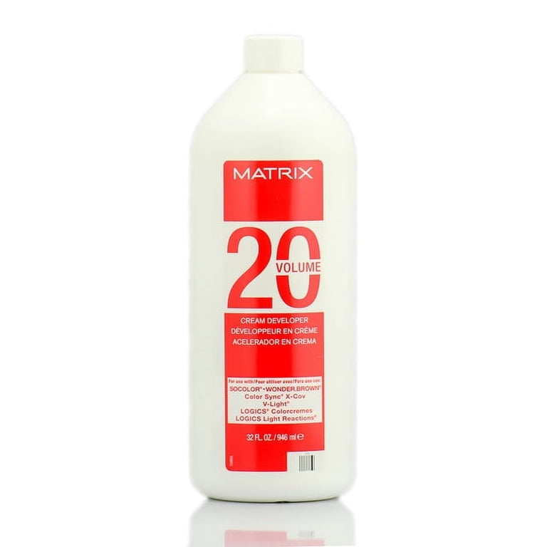 Matrix Cream Developer, 20 Volume, 32 oz, Pack of 1 w/ Sleek