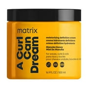 Matrix A Curl Can Dream Moisturizing Leave-in Cream | Moisturizes & Defines Curls | For Curly, Coily, and Wavy Hair | Protects from Heat Styling | Frizz Control & Detangler | 16.9 Fl. Oz.