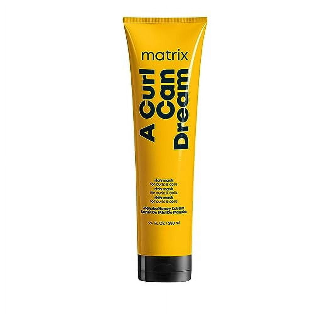 Matrix A Curl Can Dream Rich Mask | Hydrating & Deep Conditioning Leave-In Mask | Curly & Coily Hair | Sulfate & Paraben Free | Preserves Curl Pattern | Packaging May Vary | 9.4 Fl. Oz.